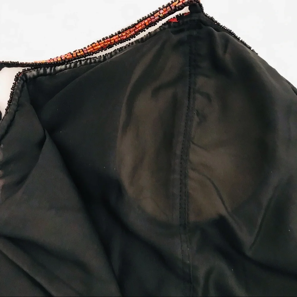 Silk Dress~Stunning & Beaded / Paradise..NY. / Host Pick - Picture 14 of 16